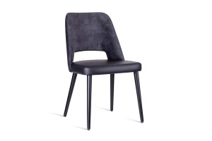 Krzesło  MALAGA stelaż metalowy czarny