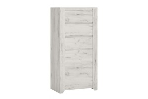 Komoda ANGEL 1D-3S - korpus: dąb white craft, front: dąb white craft