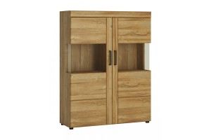 Witryna CORTINA 2D - korpus: dąb grandson front: dąb grandson