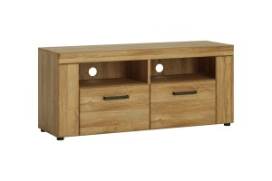 Komoda RTV CORTINA 2S - korpus: dąb grandson front: dąb grandson
