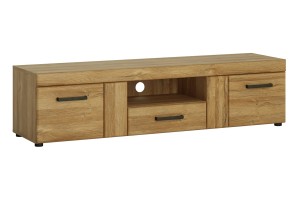 Komoda RTV CORTINA 2D-1S - korpus: dąb grandson front: dąb grandson