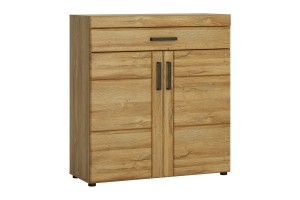 Szafka na buty CORTINA 2D-1S - korpus: dąb grandson front: dąb grandson