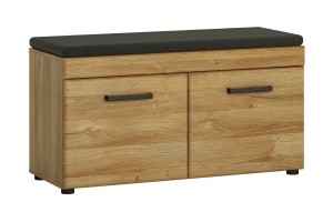 Ławka CORTINA 2D - korpus: dąb grandson, front: dąb grandson