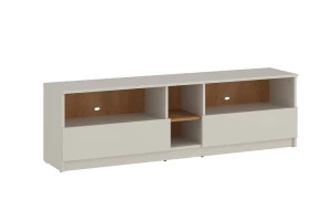 Komoda RTV FANO 2S - korpus: kaszmir-dąb karmel, front: kaszmir