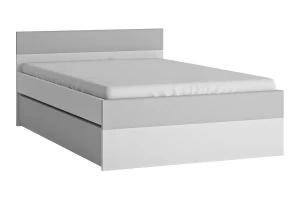 Łóżko FLEXI S1 120x200 - korpus: biały alpin, front: billbergia