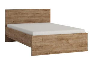 Łóżko FRIBO FRIZ02 120x200 - dekor drewno-dąb ribbeck złoty