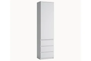 Szafa wąska FRIBO BIAŁE FRIS01 - biały alpejski