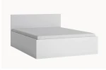 Łóżko dwuosobowe ze stelażem FRIBO BIAŁE FRIB05 140x200 - biały alpejski