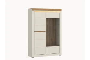 Witryna 2-drzwiowa, prawostronna NAXXAR NAXV03R - kaszmir-dąb kamienny