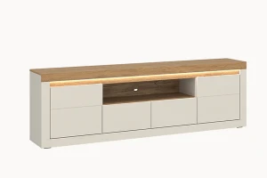 Komoda duża RTV NAXXAR NAXF02 - kaszmir-dąb kamienny