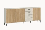 Komoda długa MOSANO LUSK103 - kaszmir-dąb cremona