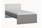 Łóżko LASER LASZ01B Łóżko 90x200cm - czarna perła-biały alpejski-szary platynowy