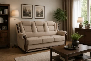 Sofa stylowa LEONARDO 3 ( nierozkładana ) - ORFEUSZ BOBO (ZDJĘCIA POGLĄDOWE)