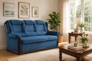 Sofa stylowa LEONARDO 3R ( z funkcją spania ) - ORFEUSZ BOBO (ZDJĘCIA POGLĄDOWE)