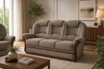 Sofa stylowa VERONA 3 ( nierozkładana ) - ORFEUSZ BOBO (ZDJĘCIA POGLĄDOWE)