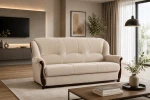 Sofa stylowa DICAPRIO 3 ( nierozkładana ) - ORFEUSZ BOBO ( ZDJĘCIA POGLĄDOWE )