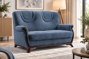 Sofa stylowa FRYDERYK 2 ( nierozkładana ) - ORFEUSZ BOBO (ZDJĘCIA POGLĄDOWE)