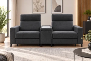 Sofa  ALORA BP+1,5BB TV+półka z barkiem+1,5BB TV+BP - ORFEUSZ BOBO  