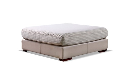 Pufa SWING 112x112 ( tkanina + skóra