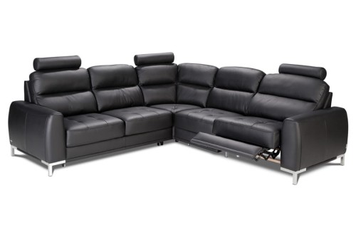 Narożnik LINO 2,5FL-E-1BB-1BBEL-BOK/R - funkcja relaksu elektrycznego