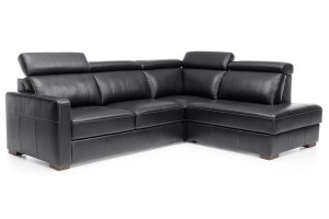 Narożnik ERGO 2,5F-E-1HT/BK ( z funkcją spania i pojemnikiem ) - ETAP SOFA