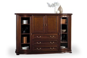 Komoda INGMAR 4D-SZKŁO - LATZKE MEBLE STYLOWE