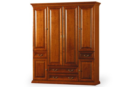Szafa MARTIN 4D-4SZ-GŁ61 - czereśnia antyczna