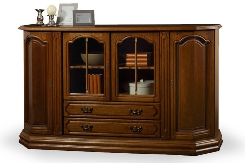 Komoda NORMAN 4D-W-2SZ - dąb rustikal