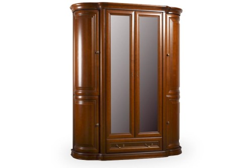 Szafa MORITZ 4D ( z lustrami ) - czereśnia antyczna