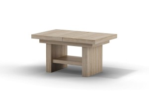 Ławostół rozkładany YORK 70x110-150 cm ( buk - dąb ) - BOMAR MEBLE