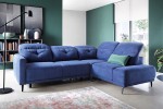 Narożnik SANDRA 2,5F-E-1HT/BK - ETAP SOFA