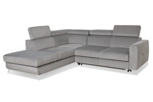 Narożnik VERO - DAHLIA X90K1STv.II-2RC z funkcją spania i pojemnikiem na pościel 