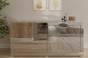 Komoda lustrzana z 6 szufladami Kolekcja Graf&Mirror LKL-6 