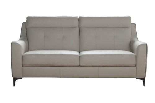 Sofa 3-osobowa VERO - CAMOMILLA 3N2 ( bez funkcji spania - skóra naturalna ) - bryła, front