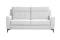 Sofa 2-osobowa VERO - CAMOMILLA 2N2 ( bez funkcji spania - skóra naturalna ) - bryła, front