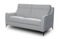 Sofa 2-osobowa VERO - CAMOMILLA 2N2 ( bez funkcji spania - skóra naturalna ) - bryła, front, bok