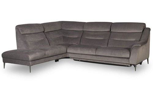 Narożnik GLADIOLUS 1,5STP/X90K/3RBI ( z funkcją spania i pojemnikiem ) - bryła, front, bok