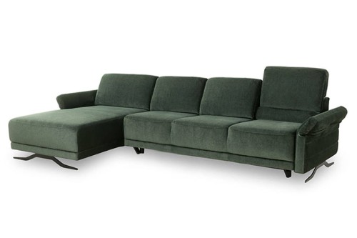 Narożnik VERO 1SWP/3RG ( z funkcją spania i pojemnikiem ) - bryła, front, bok