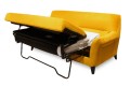 Sofa 3-osobowa ORCHIS 3RBI2 ( z funkcją spania )- bryła, front, bok, rozkładanie