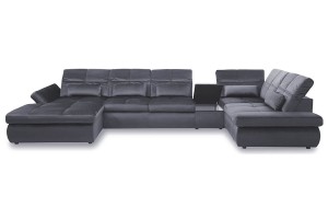 Narożnik VERO - ORTENSIA XXL 1,5SWL/2RC0/LM71+ZEC71B/X90K/1N0/BSP ( z funkcją spania, pojemnikiem i praktycznym schowkiem )