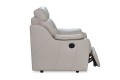 Fotel skórzany PAPAVERO 1RPe2 ( z funkcją relaks elektryczny ) - bryła, bok