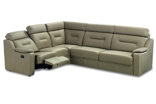 Narożnik PAPAVERO 1RPmL/1N0/X90K/3RDP( funkcja spania z relaksem mechanicznym ) - bryła, front, bok