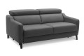 Sofa skórzana 3-osobowa TULIPANO BW1/3N0/BW1 ( bez funkcji spania ) - bryła, front, bok