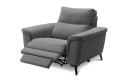 Fotel VERBENA 1RPe2 ( z funkcją relaks elektryczny - tkanina BELLAGIO 213 ) - bryła, front, bok