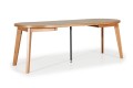 Stół rozkładany NICO 90x140-240 cm ( buk ) - rozłożony