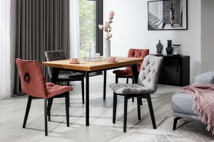 Stół rozkładany NOOK 90x140x240 cm ( buk - dąb ) - BOMAR MEBLE