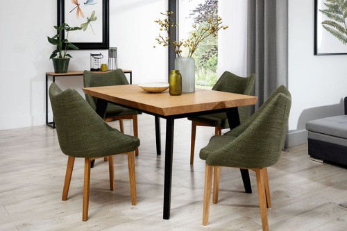 Stół rozkładany NOOK 2 90x140x240 cm ( buk - dąb ) - aranżacja