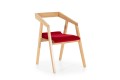 Krzesło BALTIC ( buk, dąb ) - bryła, front, bok