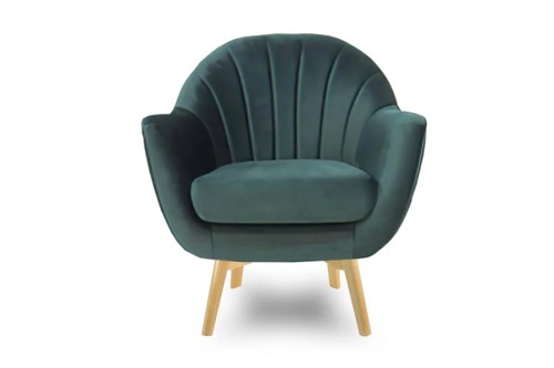 Fotel FUELTA ( z nóżkami drewnianymi ) - bryła, front