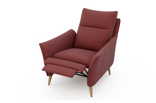 Fotel INES HB RF z funkcją relaksu elektryczneg - była, front, bok, funkcja relaks manualny